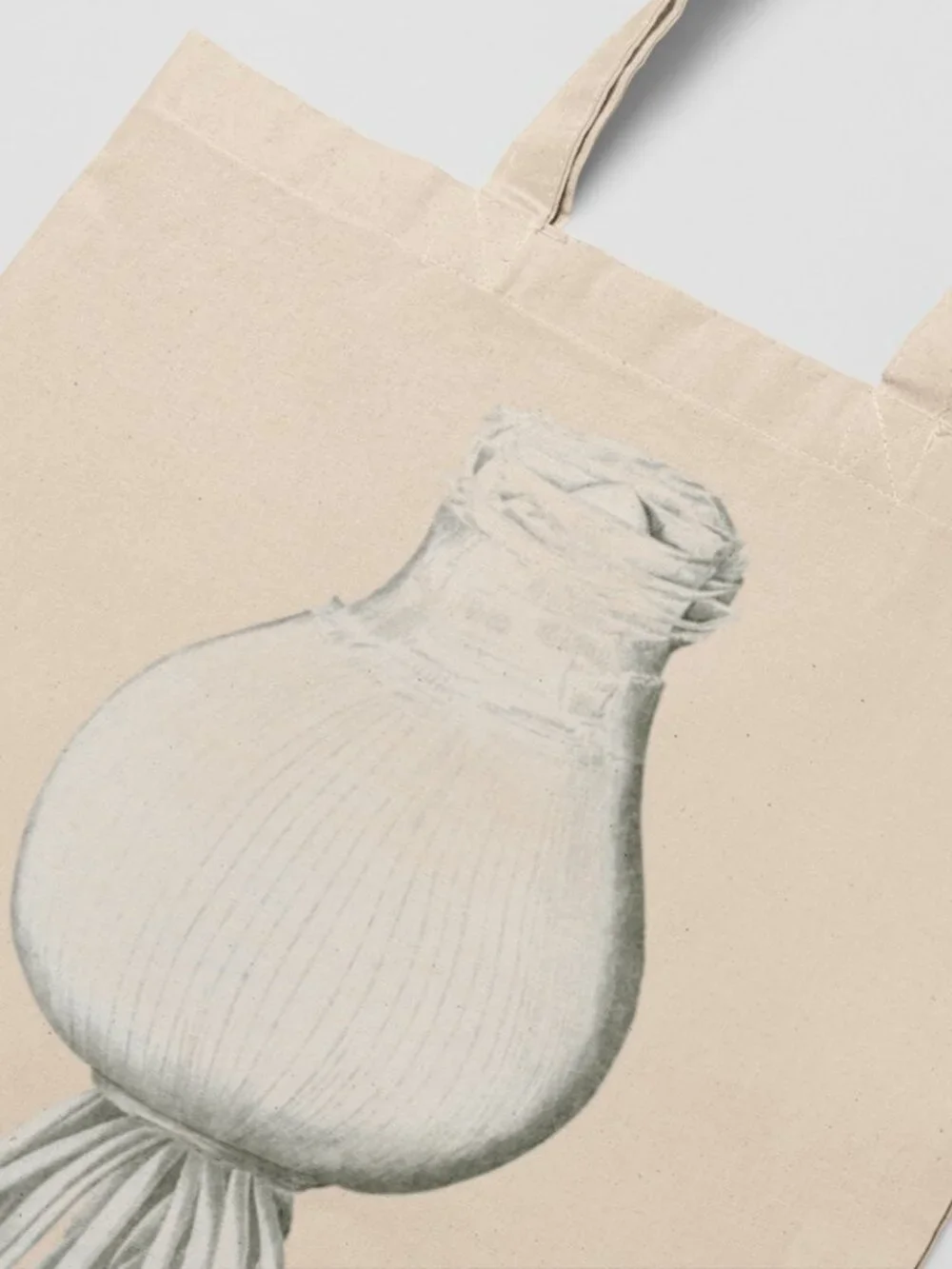 Josephine's Lily Vintage Botanical Print Graphic Canvas Tote Bag